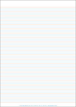 Lined Paper - A4 Full Page - Year 1 Class Pack Of 250 YI77344