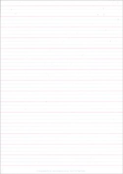 Lined Paper - A4 Full Page - Year 2 Class Pack Of 250 YI77665