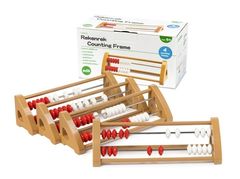 Plastic Rekenrek, 20 beads 4710953444474