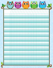 Incentive Chart - Colourful Owls  CD114197