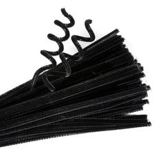 Chenille Stems Black Pk 100 9314289015077