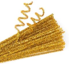 Chenille Stems Gold Pk 100 9314289017408