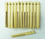 Dolly Pegs  (Pack of 24, Plain) 9314812117445