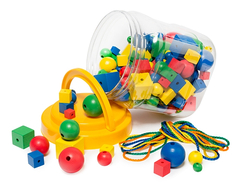 Wooden Beads Jar 176 9314289016234