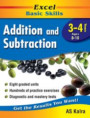 Excel Basic Skills - Addition and Subtraction Years 3-4