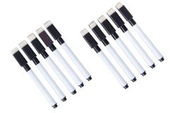 DRY ERASE WHITEBOARD MARKERS ER PK 5 BLACK