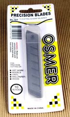 Cutter Blades Wide Pk 10 Osmer 18mmx100mm Snap Off 9313023101182