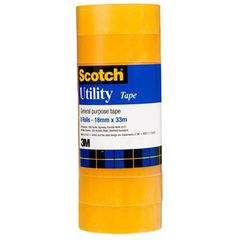 Tape Scotch 610 Utility 18M X 66M Pk 8 9310063034999