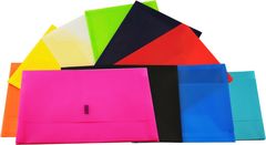 Document Wallet Plastic FC Teal Green Osmer Velcro Closure 9313023423178