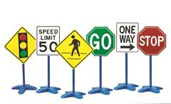 Traffic Signs Set of 6
