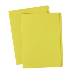 Avery Yellow Manilla Folder Foolscap, 186 GSM