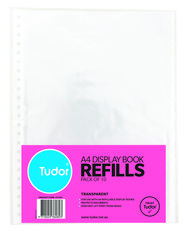 Display Book Refills A4 Pk 10 Tudor  9310029360803