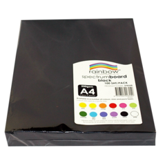 Card A4 220gsm Pk 100 Black