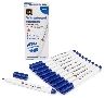 Whiteboard Marker Thin Pk 10 Blue 9314289034061