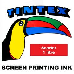 Screen Printing Ink 1L Scarlet Tintex 9316960602156