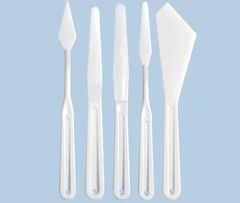 PLASTIC PALETTE KNIVES ASST 5'S