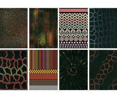 Pattern Paper A4 40PCS Aboriginal Australian Designs by Peter Judda Mackay
