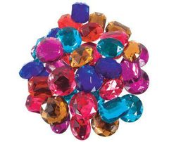 GIANT JEWELS SEW ON 40'S ASST