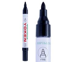 YOKEN MARKERS BULLET BLACK 12'S