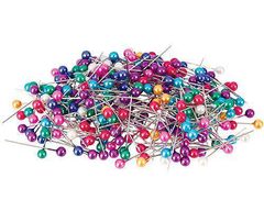 PEARL PINS COLOURED 25MM 1000'S