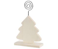 WOODEN STAND WITH PHOTO HOLDER TREE