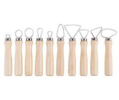 BASICS POTTERY RIBBON LOOP TOOLS 10'S