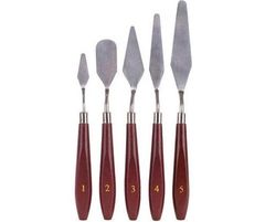 PALETTE KNIFE SET ASST 5'S