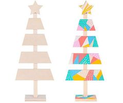 WOODEN CRAFT TREE 33CM