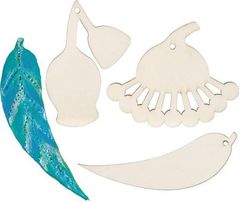 Wooden Shapes 18PCS Australian Gum Hangers