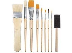 ART & CRAFT BRUSH SET ASST 9S