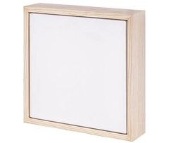 FLOATING WOODEN BOX CANVAS 30.5 X 30.5CM (12 X 12"