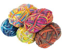ACRYLIC WOOL MULTI COLOUR 5S