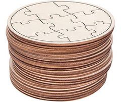 MINI WOODEN JIGSAW ROUND 25S