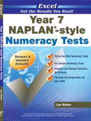 EXCEL NAPLAN - STYLE NUMERACY TESTS YEAR 7