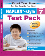 Excel Test Zone Year 7 Naplan - Style Test Pack 9781741254945