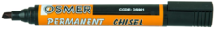 Permanent Marker Osmer Black Chisel Tip *Each* 9313023901010