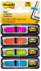 Post-It Flags Asst Bright Cols 96 Flags 021200503535