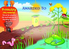 Certificates Card - Caring For Our Environment  - Pk 20 CE369C