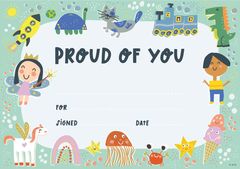 Kid-Drawn Doodles - Certificates