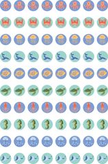 Marine - Dynamic Dots Stickers (Pack of 800)