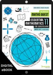 Jacaranda Maths Quest 11 Essential Mathematics Units 1 & 2 