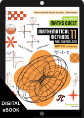 Jacaranda Maths Quest 11 Mathematical Methods Units 1 & 2 2e for Queensland learnON