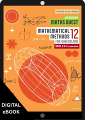 Jacaranda Maths Quest 12 Mathematical Methods Units 3 & 4 2e for Queensland learnON