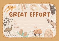 Great Effort - Certificates