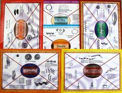 Poster Indigenous Symbols A3 Set of 6 300 x 420mm 2770000000253
