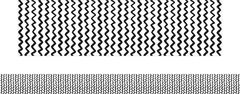 Black and White Zig Zags - Large Border (Pack of 12)