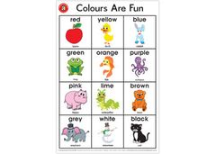  Colours Are Fun Poster