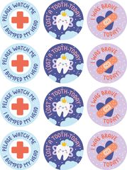 Injury - Medical Stickers (Pack of 48)