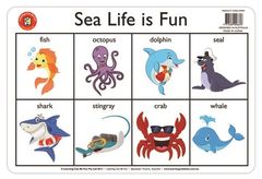 Placemat Sea Life Is Fun  9314289026653