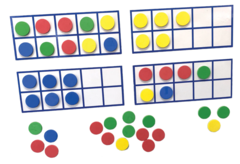 JUMBO MAGNETIC TEN FRAMES SET